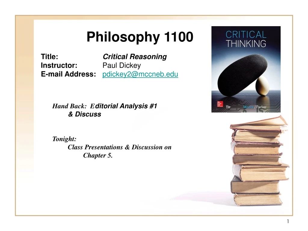 philosophy 1100