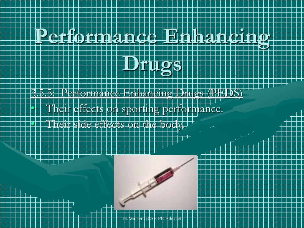 performance enhancing drugs