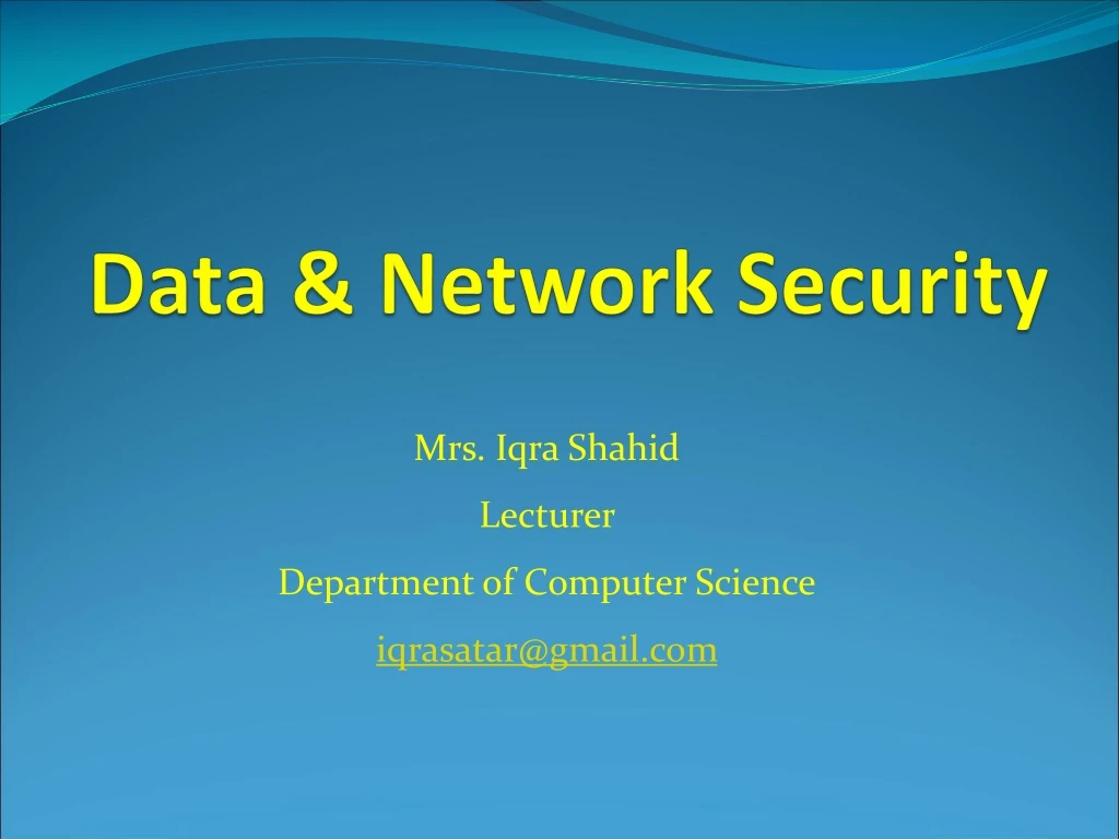 data network security