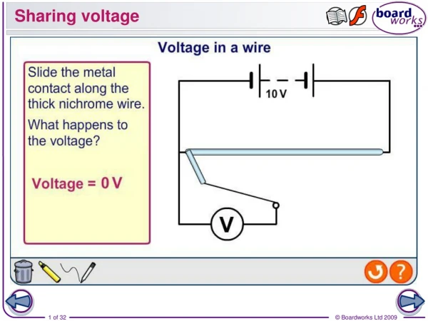 Sharing voltage
