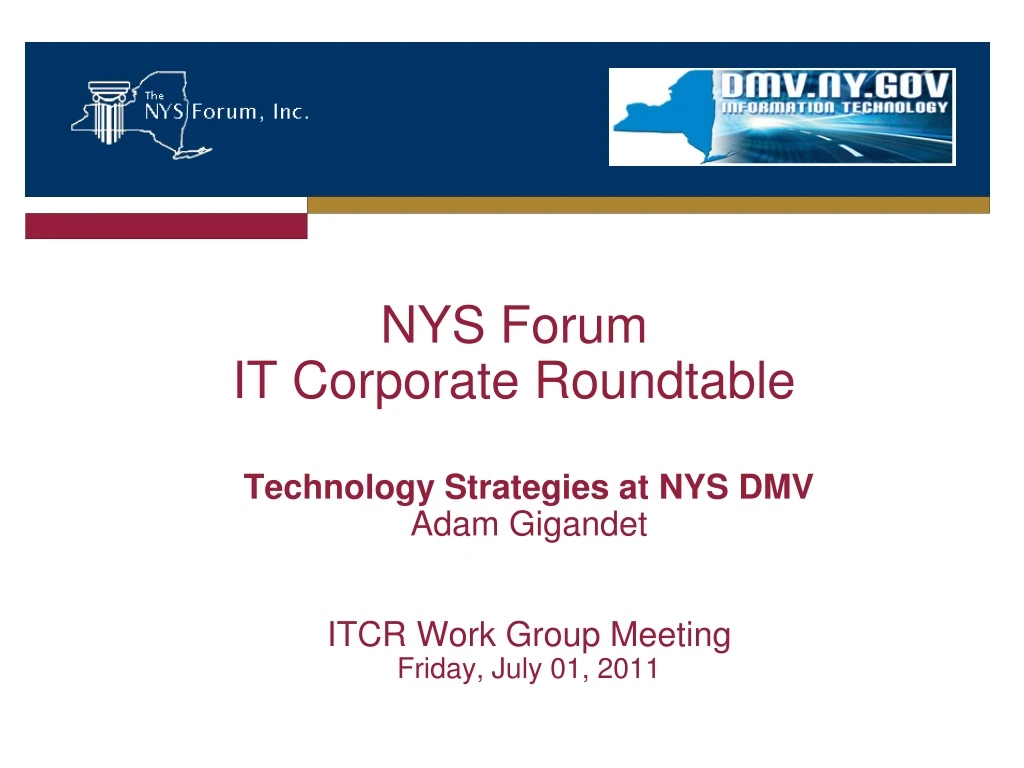 nys forum it corporate roundtable