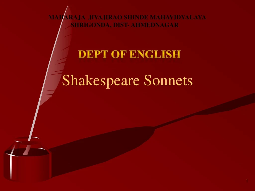 shakespeare sonnets
