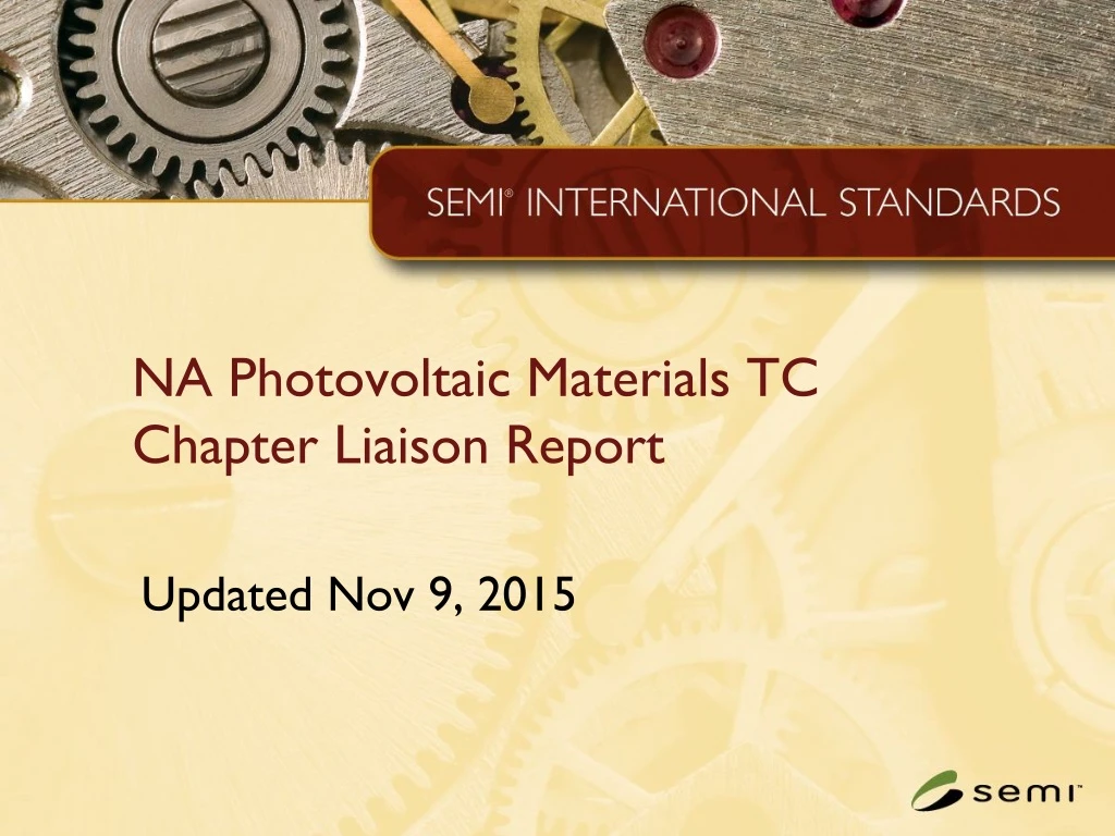 na photovoltaic materials tc chapter liaison report