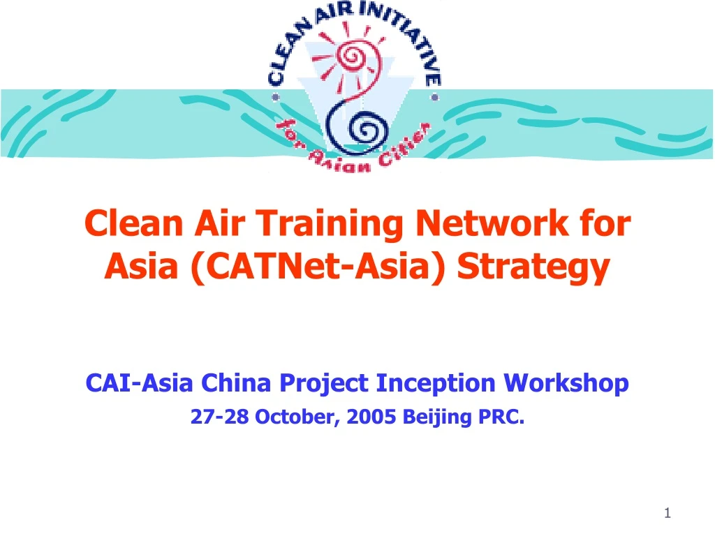 clean air training network for asia catnet asia