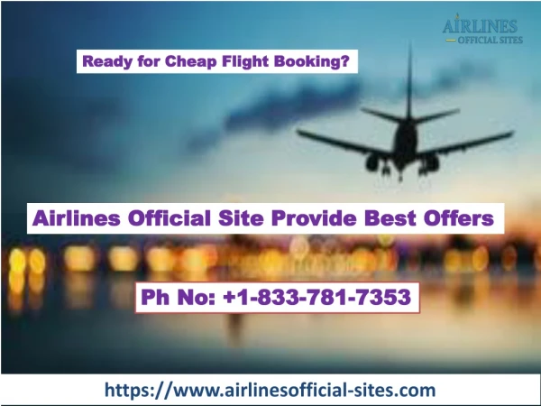 Airlines Official Site Offers Best Deals