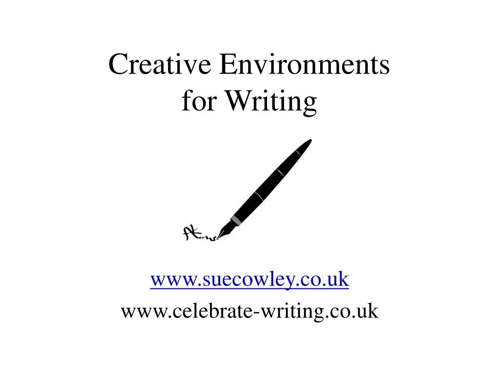 creative environments for writing