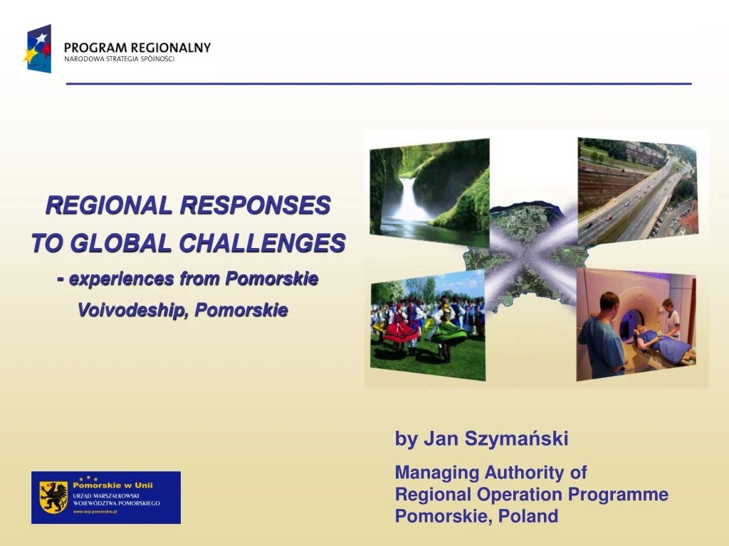 r egional responses to global challenges