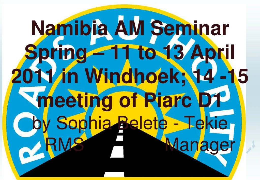 namibia am seminar spring 11 to 13 april 2011