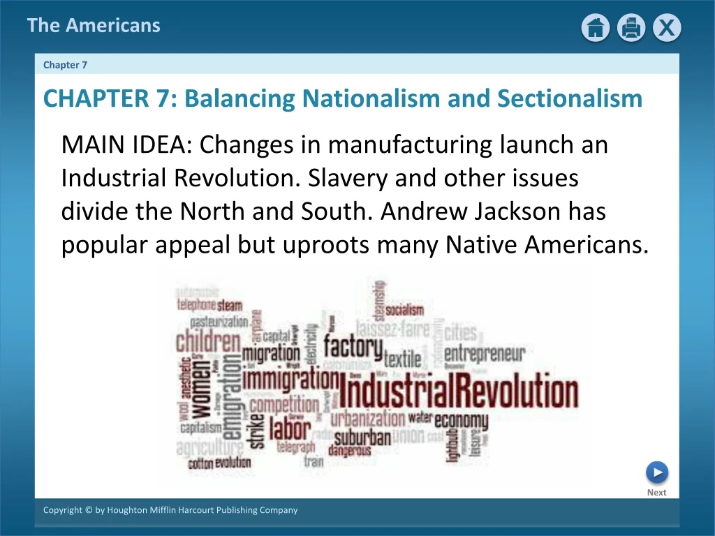 chapter 7 balancing nationalism and sectionalism