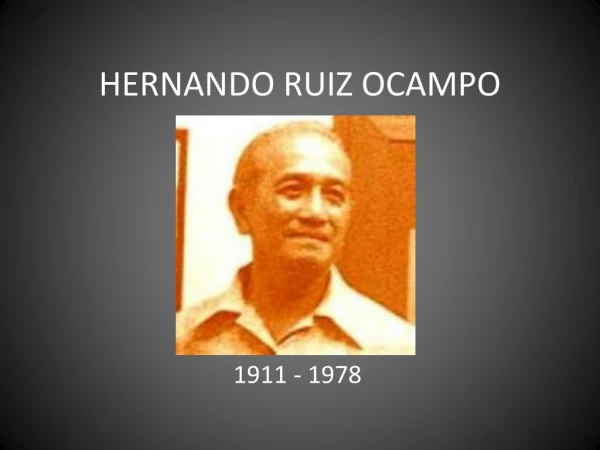 HERNANDO RUIZ OCAMPO