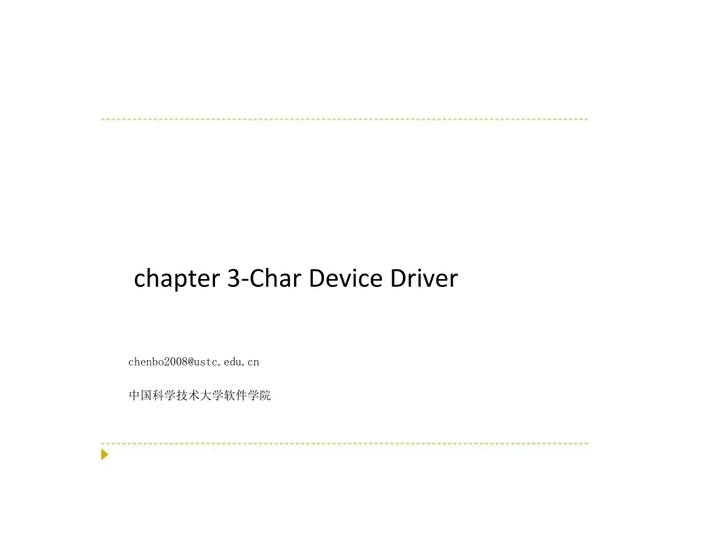 chapter 3 char device driver