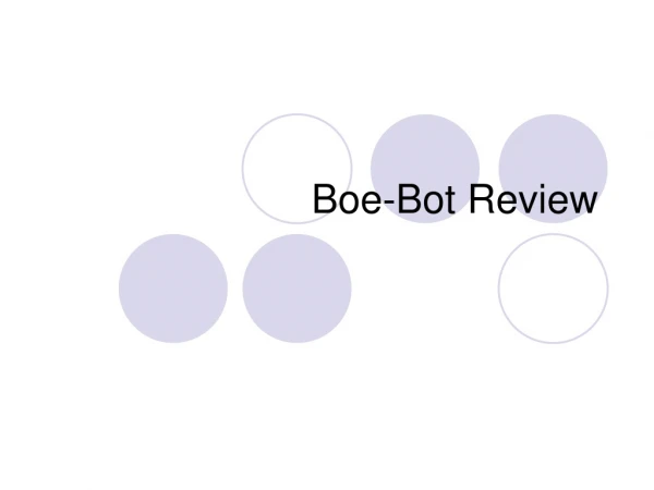 Boe-Bot Review