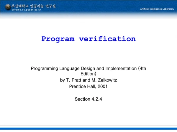Program verification