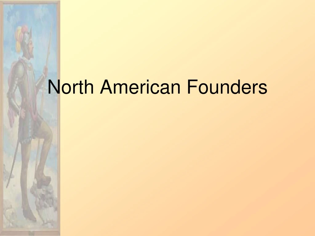 north american founders