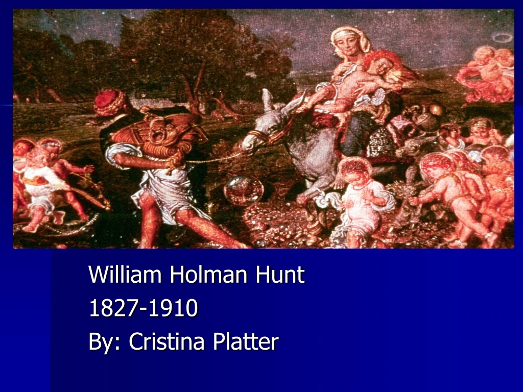 william holman hunt 1827 1910 by cristina platter