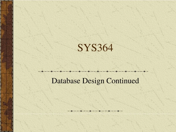 SYS364