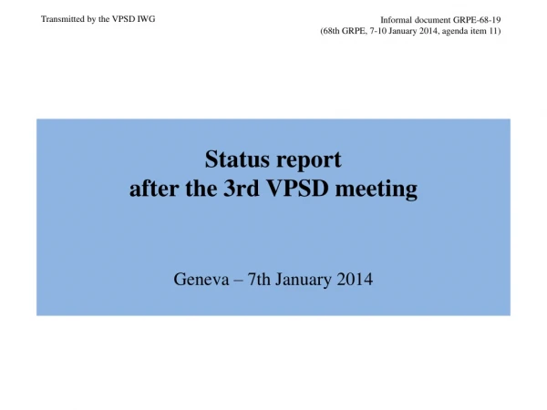 Informal document GRPE-68-19 (68th GRPE, 7-10 January 2014, agenda item 11)