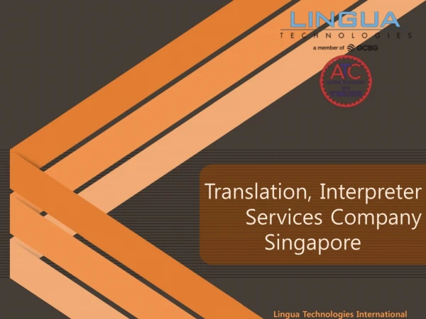 Translation services agency/company in singapore