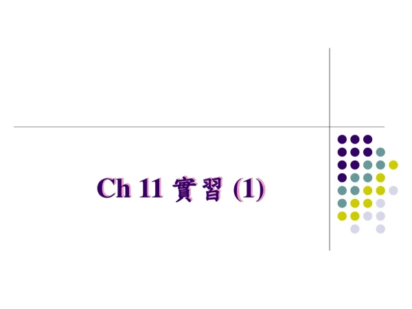 Ch 11 實習 (1)