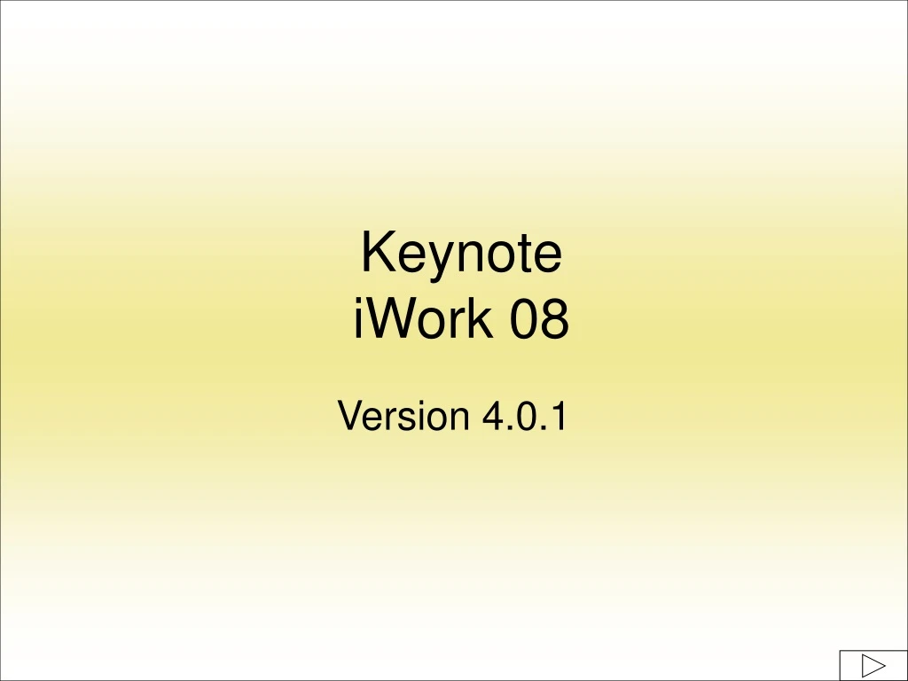 keynote iwork 08