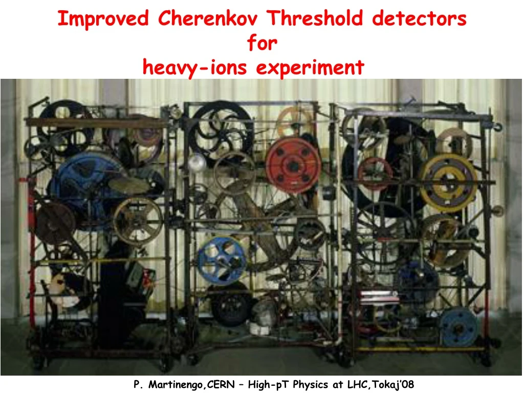 improved cherenkov threshold detectors for heavy