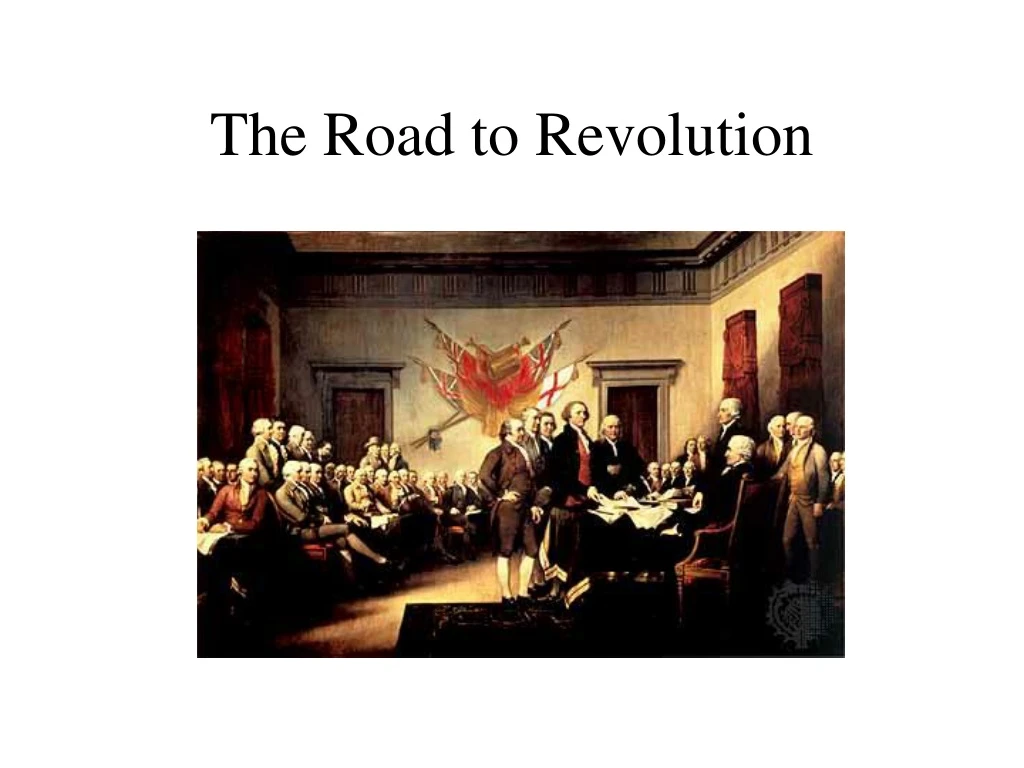 the road to revolution