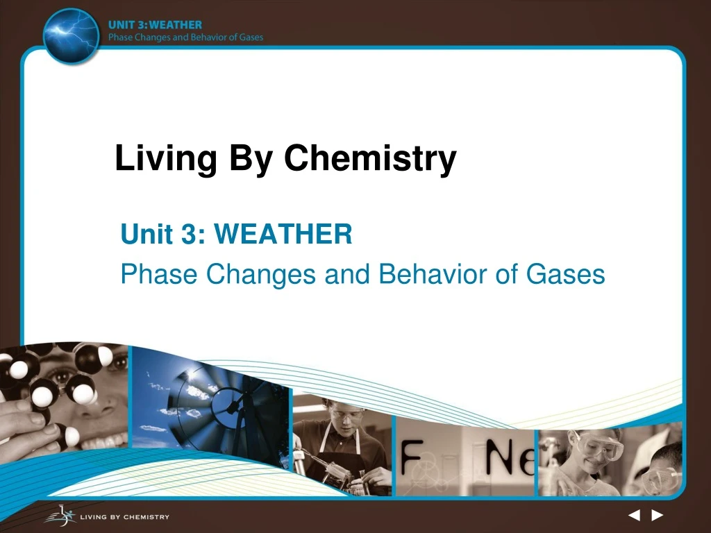 living by chemistry