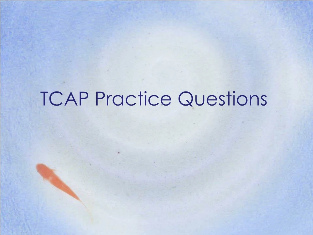 tcap practice questions