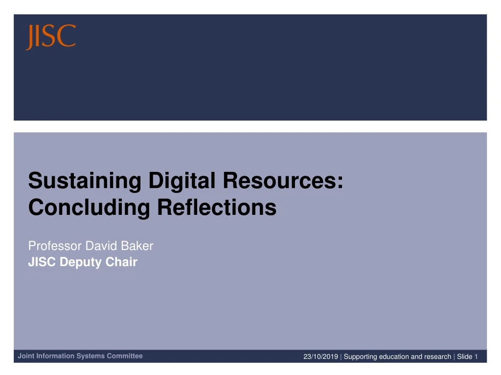 sustaining digital resources concluding