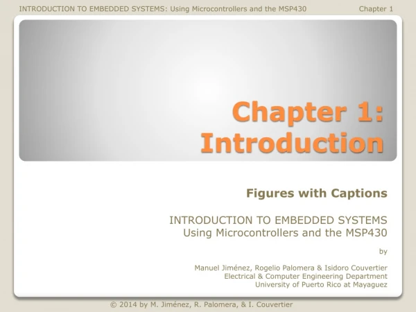 Chapter 1: Introduction