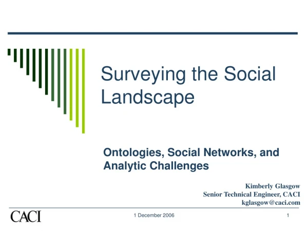 Surveying the Social Landscape
