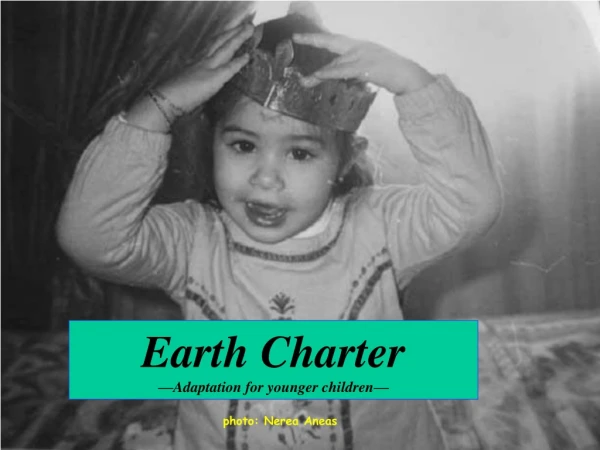 Earth Charter —Adaptation for younger children—