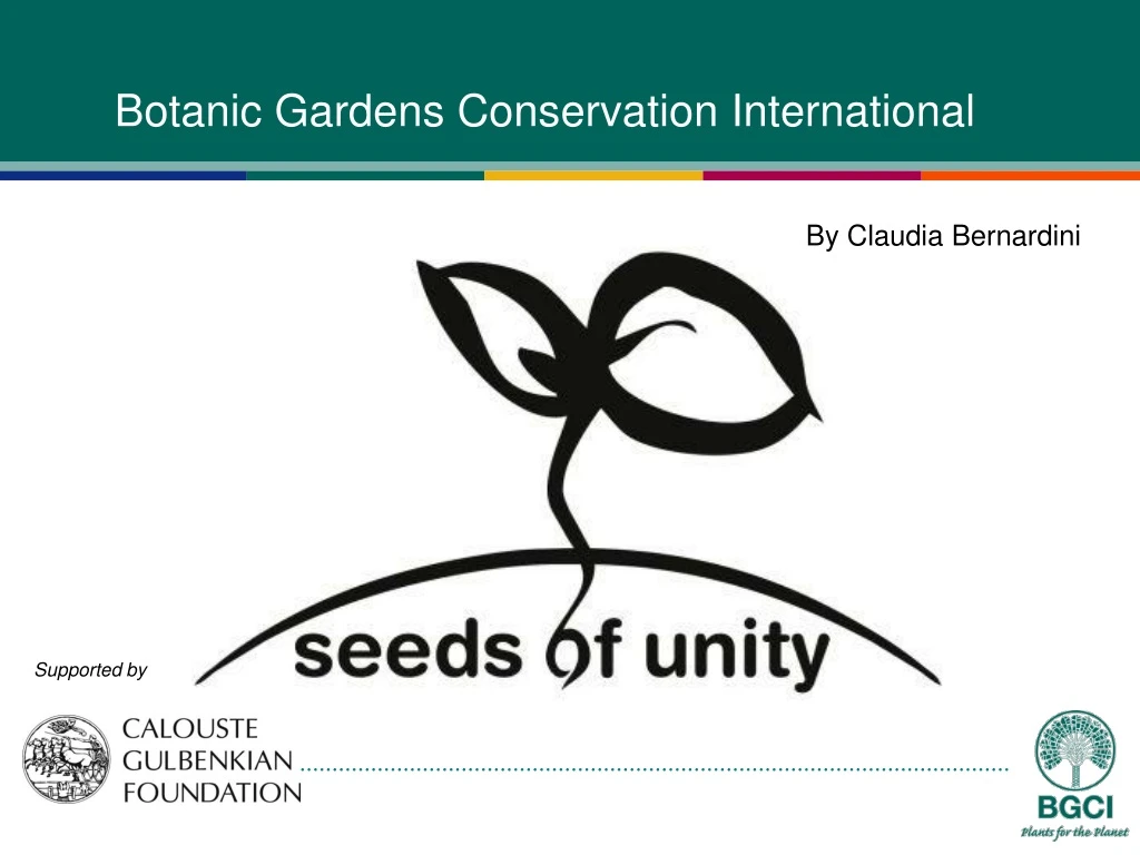 botanic gardens conservation international