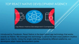 Hire React Native developer - slide 1