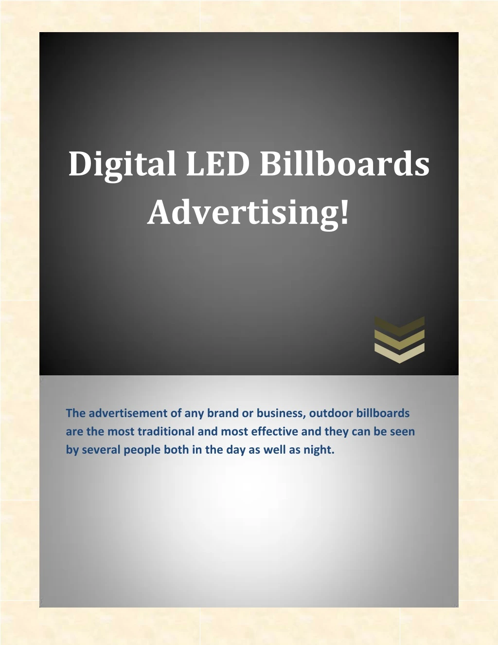 digital led billboards advertising