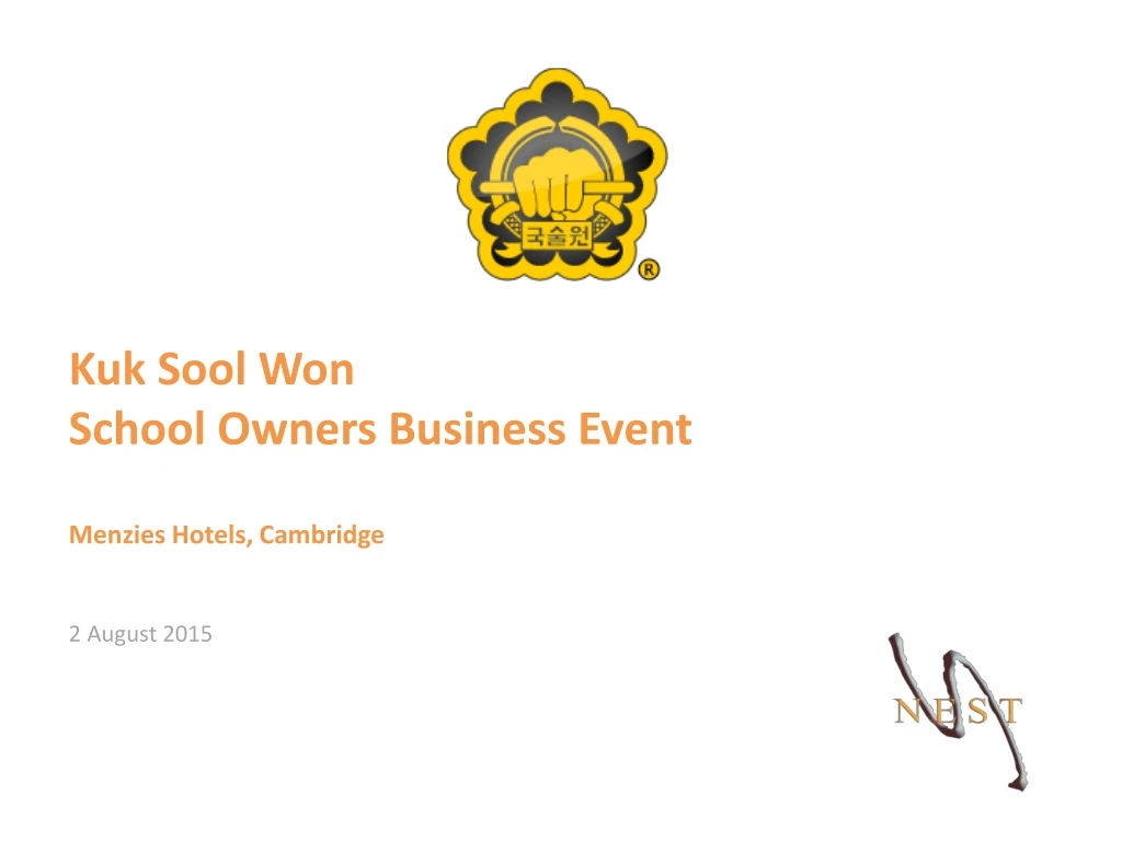 kuk sool won school owners business event menzies