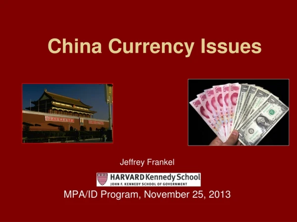 China Currency Issues