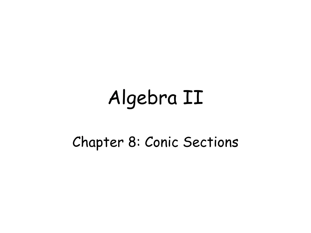 algebra ii