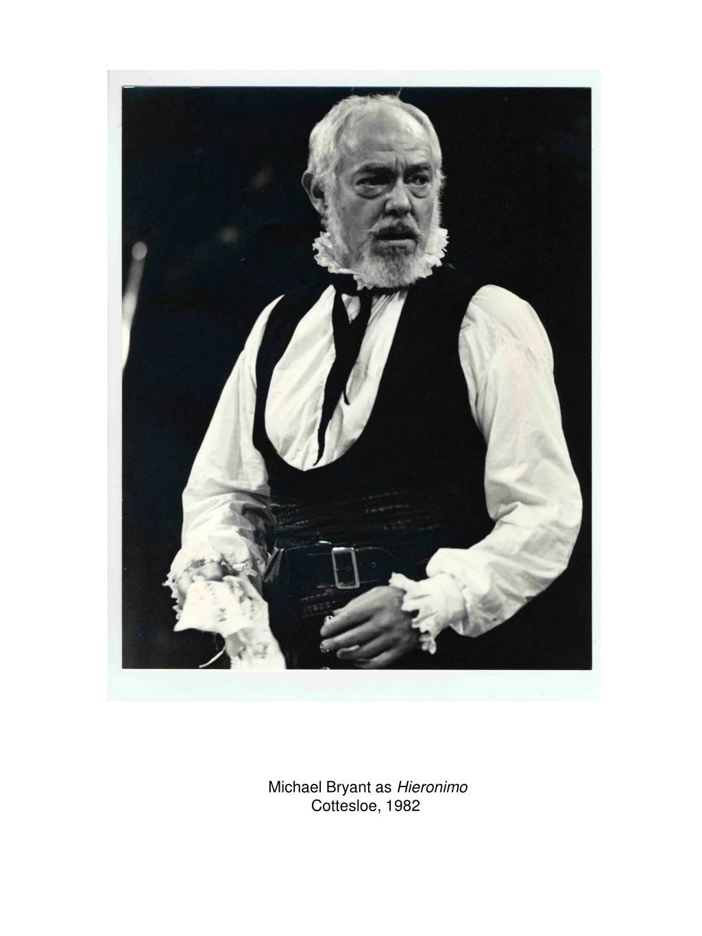 michael bryant as hieronimo cottesloe 1982