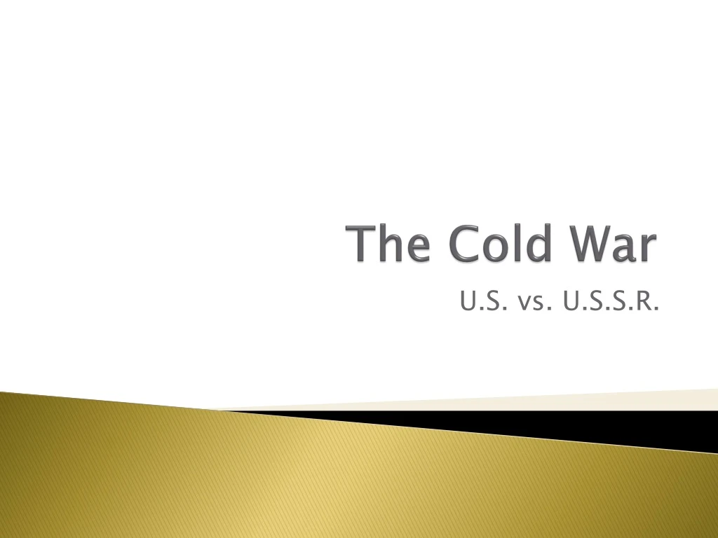 the cold war