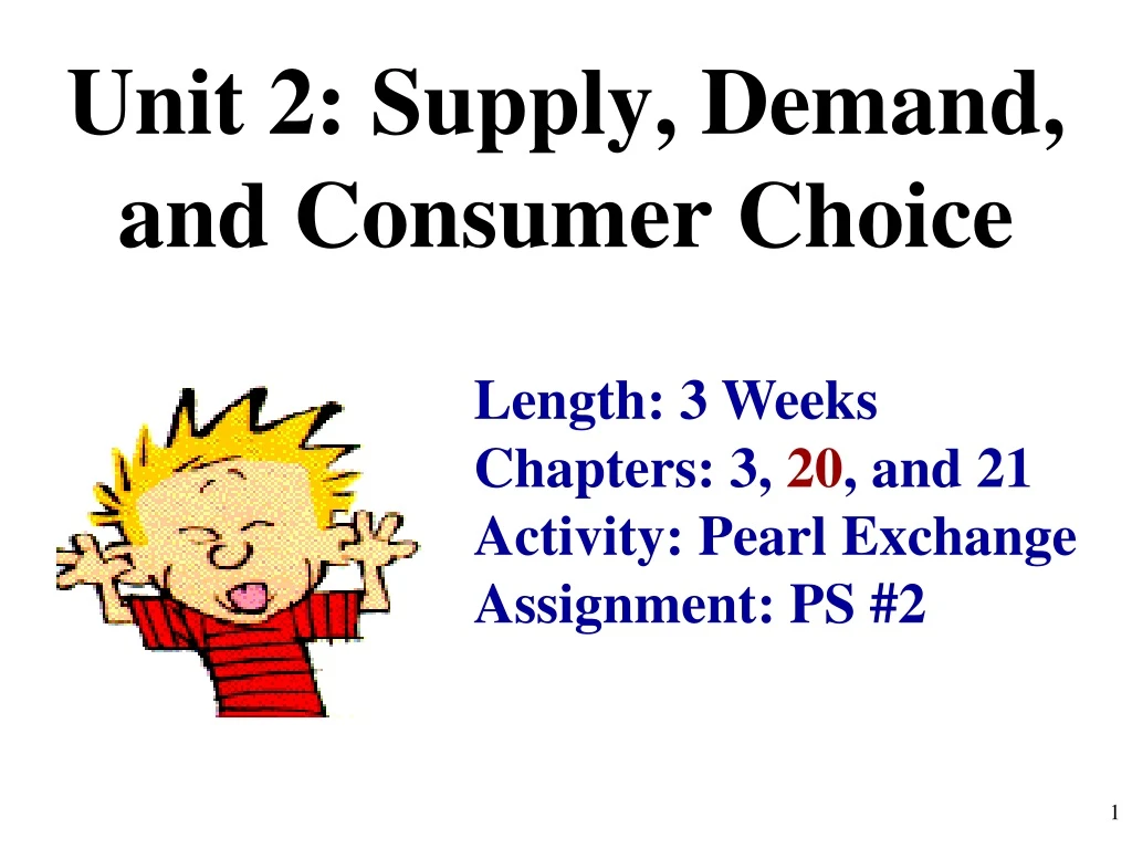 unit 2 supply demand and consumer choice