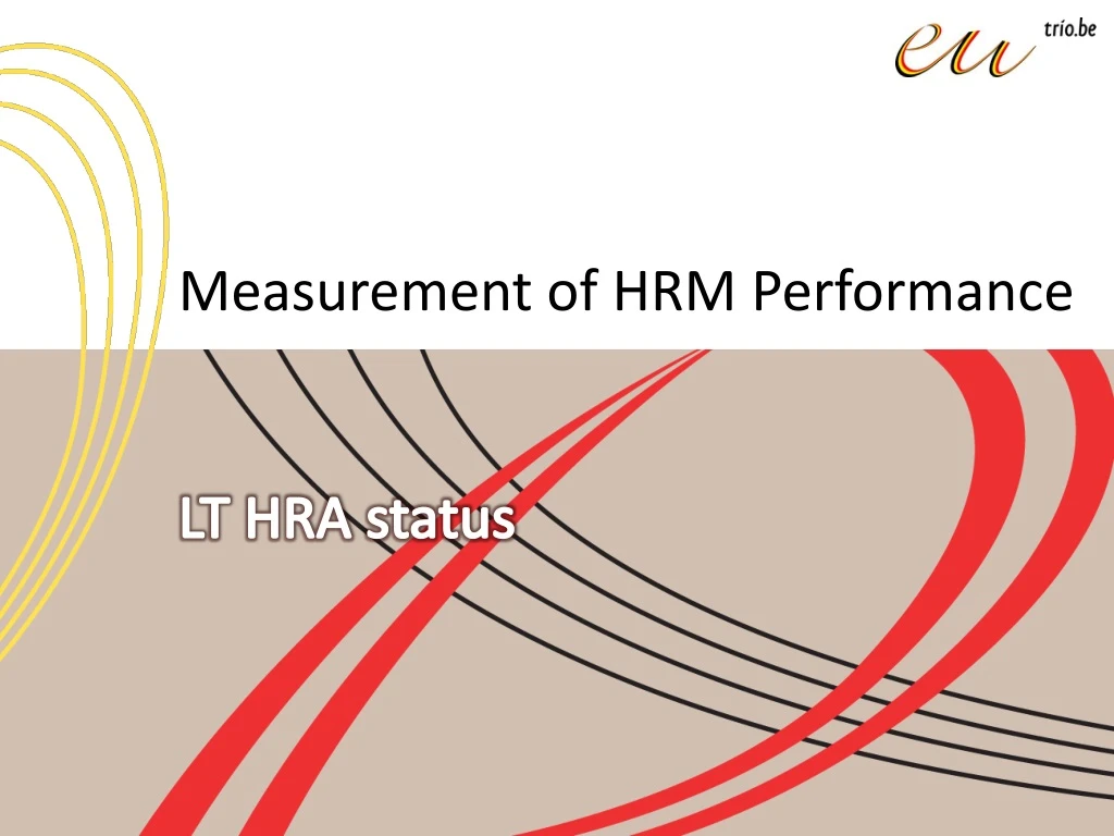 measurement of hrm performance