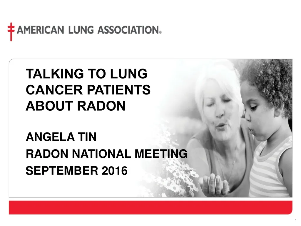talking to lung cancer patients about radon