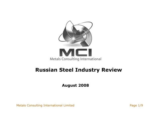 Russian Steel Industry Review