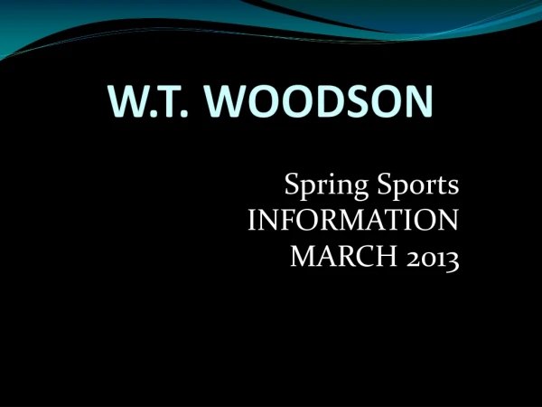 W.T. WOODSON