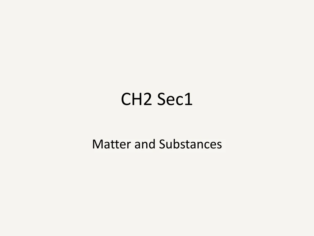 ch2 sec1
