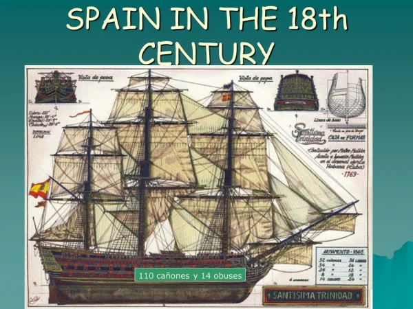 SPAIN IN THE 18th CENTURY