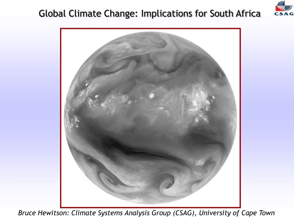 global climate change implications for south
