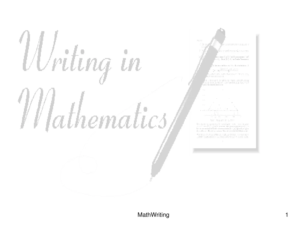 mathwriting