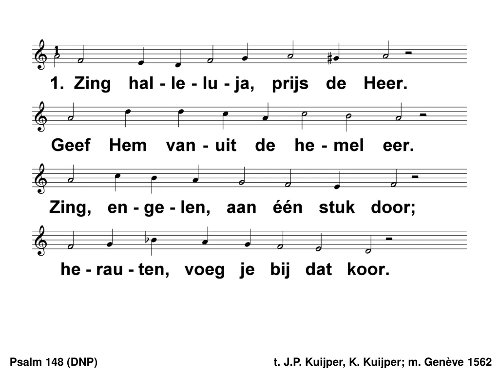 psalm 148 dnp t j p kuijper k kuijper